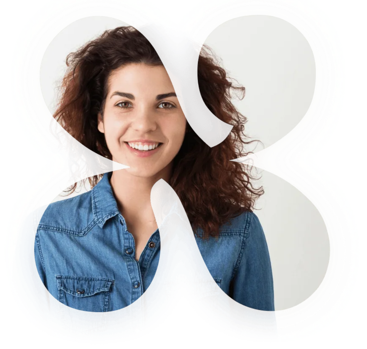 Young woman appearing to feel better after counseling at Theralynx.